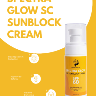 Spectra Glow SC Sunblock Cream – SPF 60 PA+++